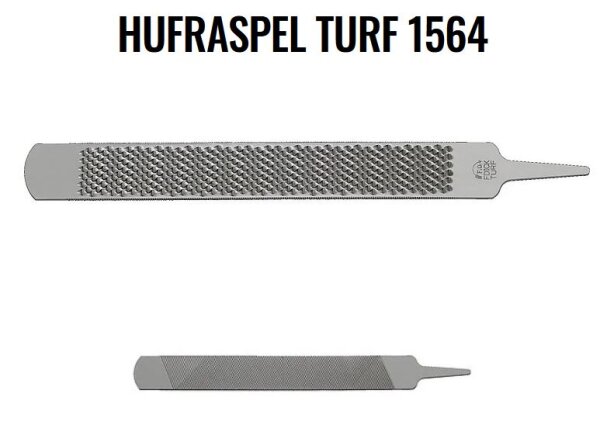 Râpe à sabots DICK Turf 350mm avec tenon