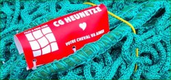 Filet de foin "M" étroit - longueur 1,00 m x hauteur 0,75 m-60 mm