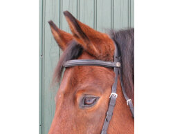 CG HEUNETZE Bandeau Starbridle taille pur-sang noir