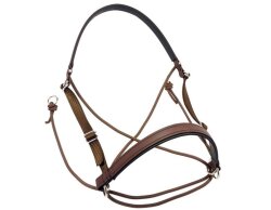 UBB Pro en Biothane avec une seule muserolle poney marron