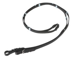Rênes en sangle BAREFOOT Bellis pour poney bleu