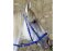 BITLESS BRIDLE Beta bleu moyen pièce unique sans rênes
