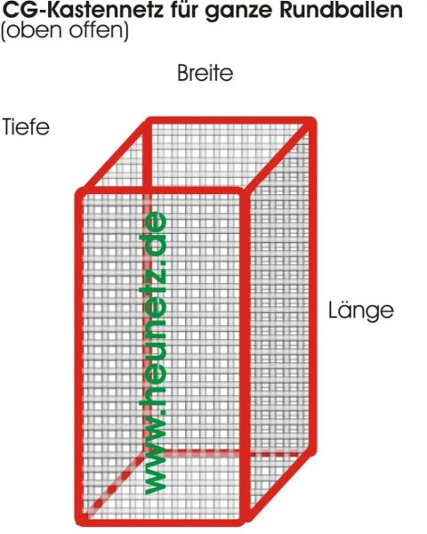 Filet à caisson 0,60m x 2,50m x hauteur 1,25m 60mm MW pièce unique