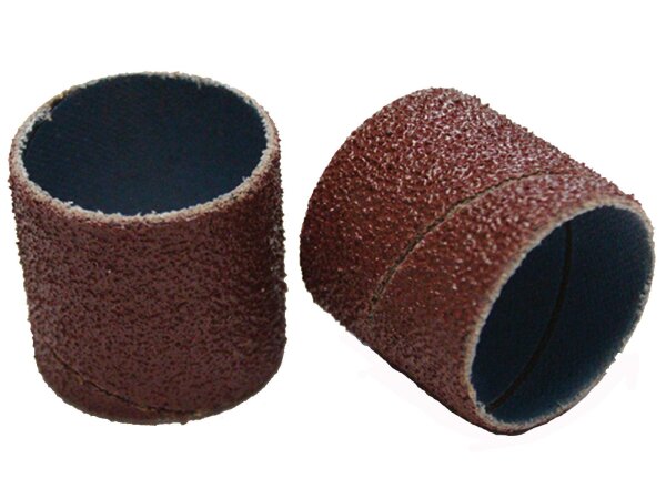 Manchons abrasifs, (grain fin) pour les meuleuses droites pour le traitement des sabots 3030 A 40 (100 pieces dans un paquet)