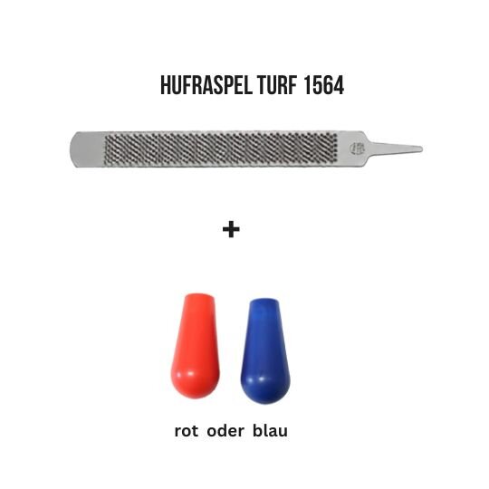 Râpe à sabots DICK Turf 350mm avec tenon